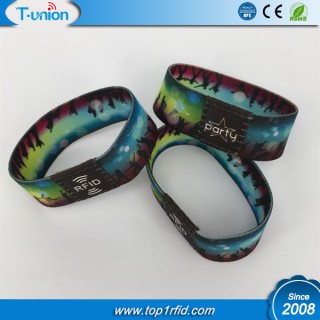 Type 2 Ultralight Chip NFC Stretch Wristband For Concert Ticket Type 2 Ultralight Chip NFC Stretch Wristband For Concert Ticket
