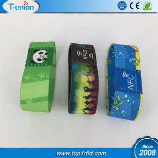 13.56MHZ Classic 1K S50 RFID Elastic Wristband