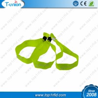 13.56MHZ ISO14443A  1K  FM11RF08  Cloth RFID Festival Wristband