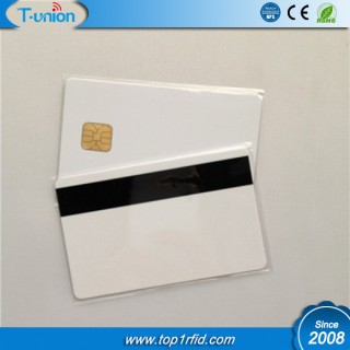 FM4428  Printable Inkjet Contact IC Card With Magstripe