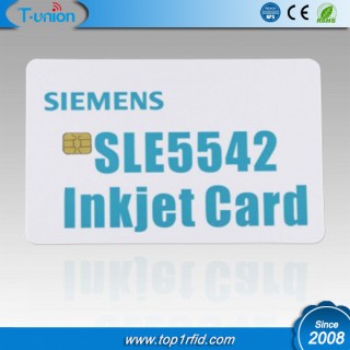 Contact IC Inkjet Printable Card With Sle5542 Chip