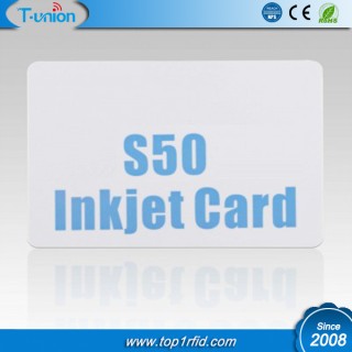 13.56MHZ Classic 1K S50 RFID Inkjet Cards