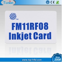 13.56MHZ 1K FM11RF08 RFID Inkjet Cards