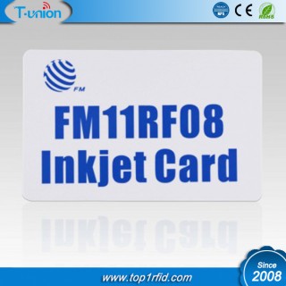 13.56MHZ 1K FM11RF08 RFID Inkjet Cards