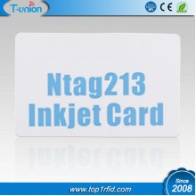 13.56MHZ Type 2 Ntag213 NFC Inkjet Printable Cards