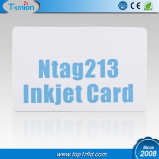Printable Inkjet PVC Ntag213 NFC Cards