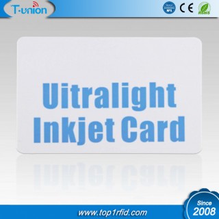 13.56MHZ 64byte Ultralight Inkjet Printable RFID Cards