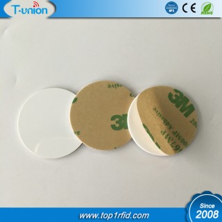 Dia30MM Ntag213 NFC PVC Tag With Adhesive