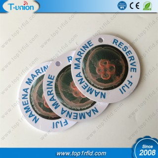 Dia50MM MF DESFire EV1 2K RFID Disc Tag Printed