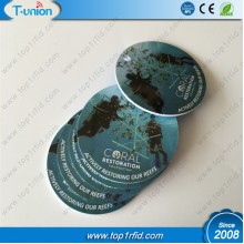 Dia40MM MF DESFire EV1 8K Printable RFID Disc Tag