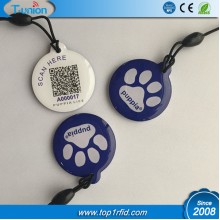 NFC Epoxy Hang Tag with Unique QRCode 