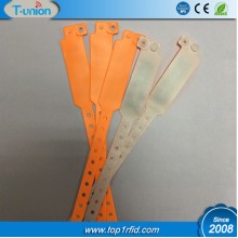 13.56MHZ 1K Compatible F08  RFID PVC Wristband Disposable