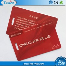 13.56MHZ 504bytes Ntag215 NFC Cards With ID Hole