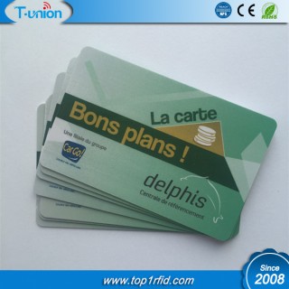 13.56MHZ FM11RF08 Printable RFID Loyalty Cards