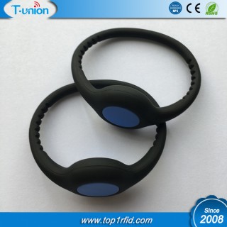 Dia64MM 1K Compatible FM11RF08 RFID NFC Silicon Wristband